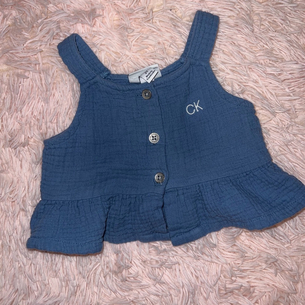 Calvin Klein Blue Toddler Top